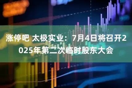 涨停吧 太极实业：7月4日将召开2025年第二次临时股东大会