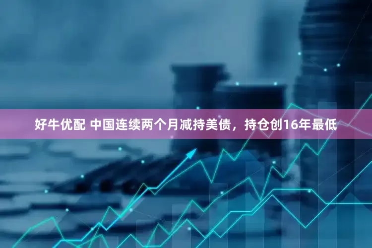 好牛优配 中国连续两个月减持美债，持仓创16年最低