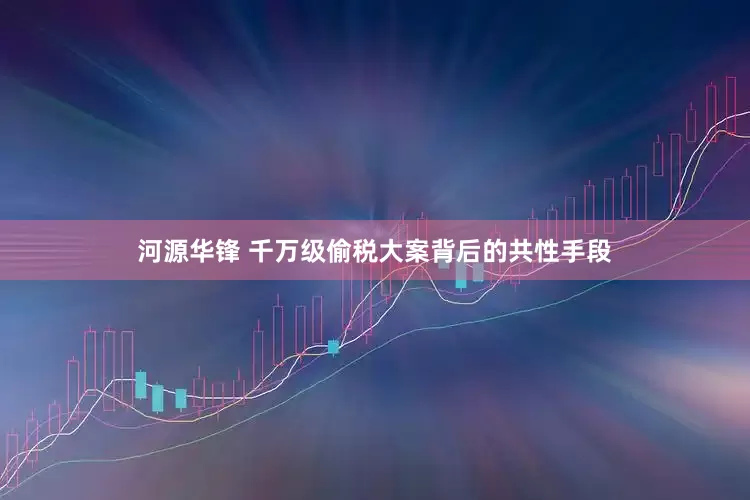 河源华锋 千万级偷税大案背后的共性手段