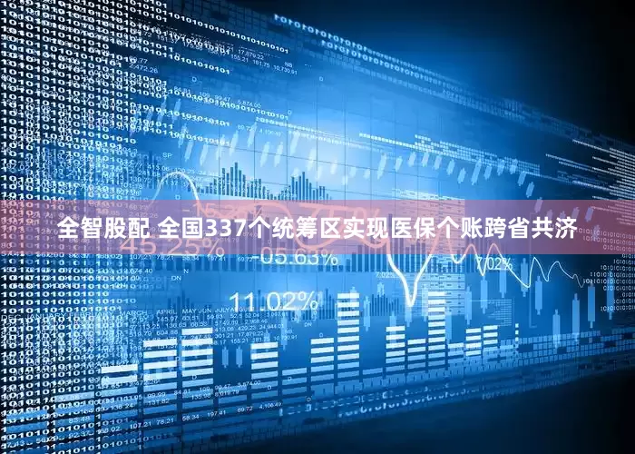 全智股配 全国337个统筹区实现医保个账跨省共济